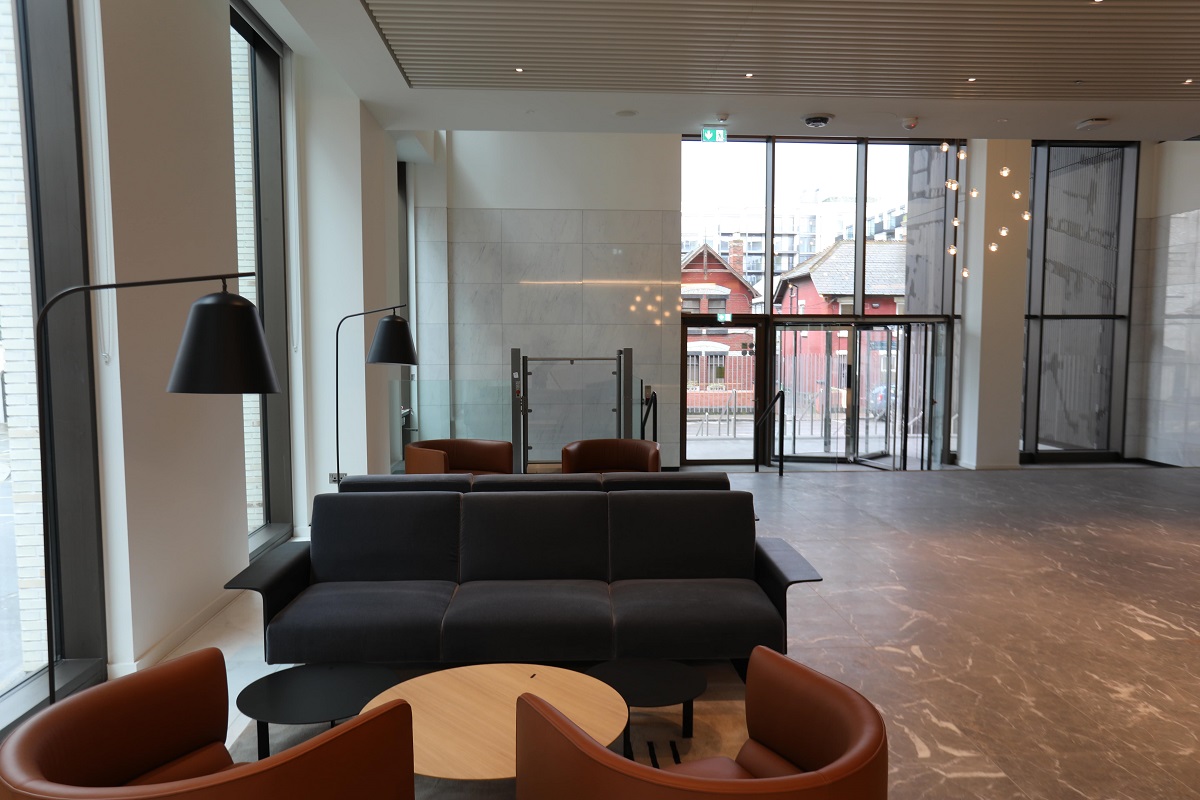 Block 5 Reception Entrance