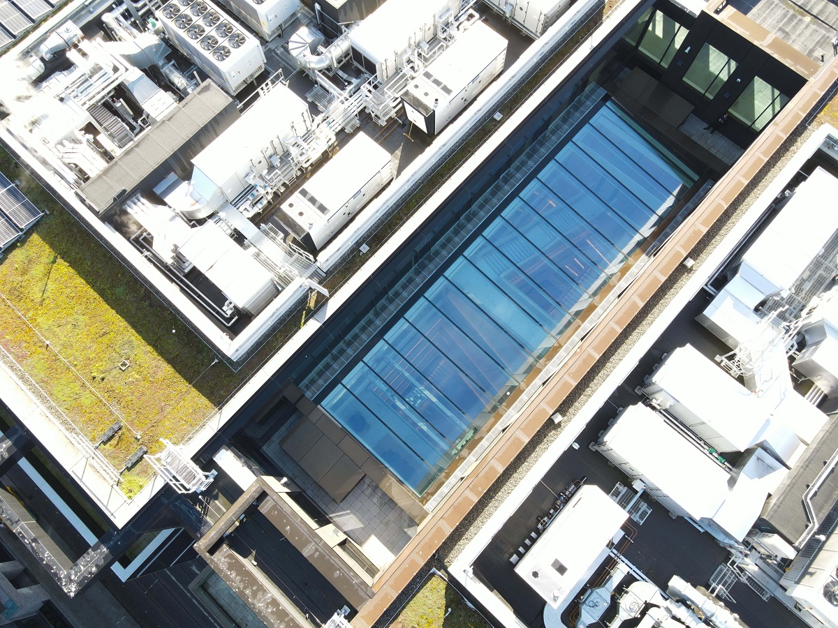 Dublin Landings Atrium Roof Light Block 5