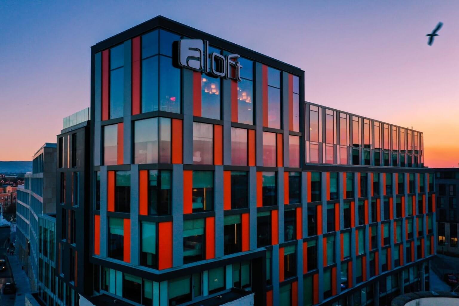 Aloft Hotel Dublin facade design