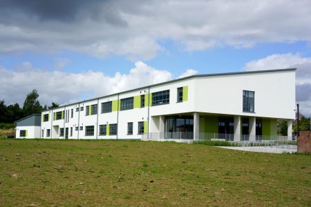 Ardee Community School rear view of building