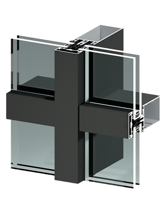 TB50 - stick curtain wall - storefronts