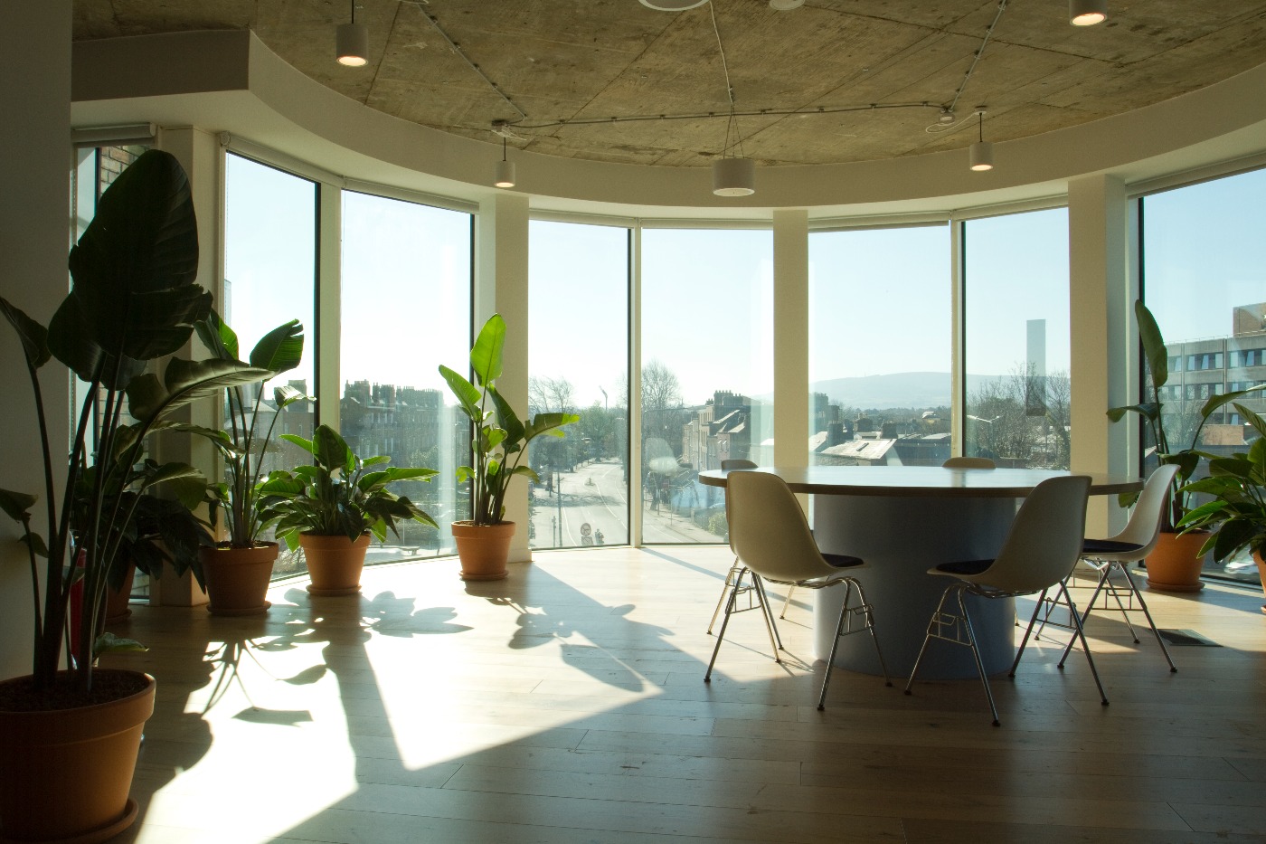 views from top floor - we eork - charlemont exchange