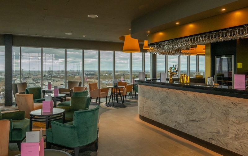 hotel bar area