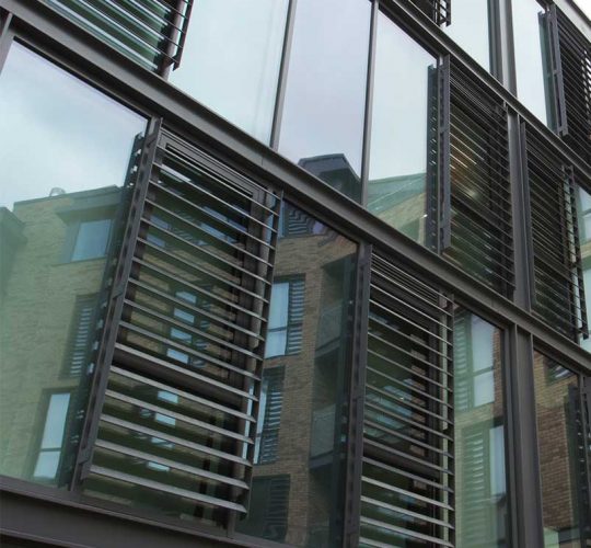APA Facade Systems – Louvers 2 louvers on window system